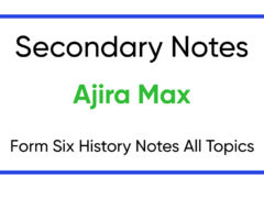 Form Six History Notes All Topics Form Six History Notes All Topics